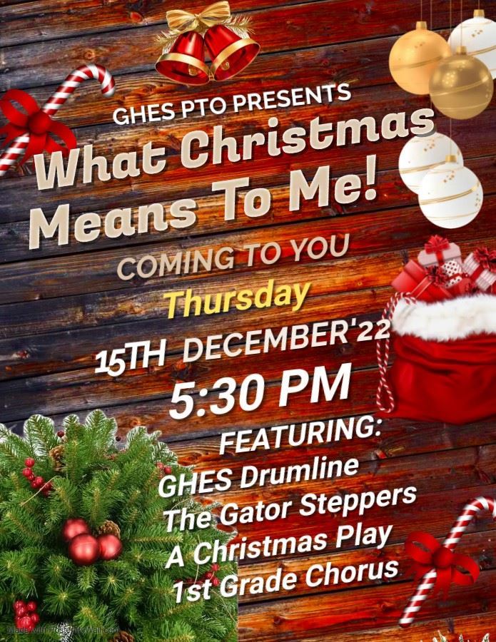  Christmas Program Poster
